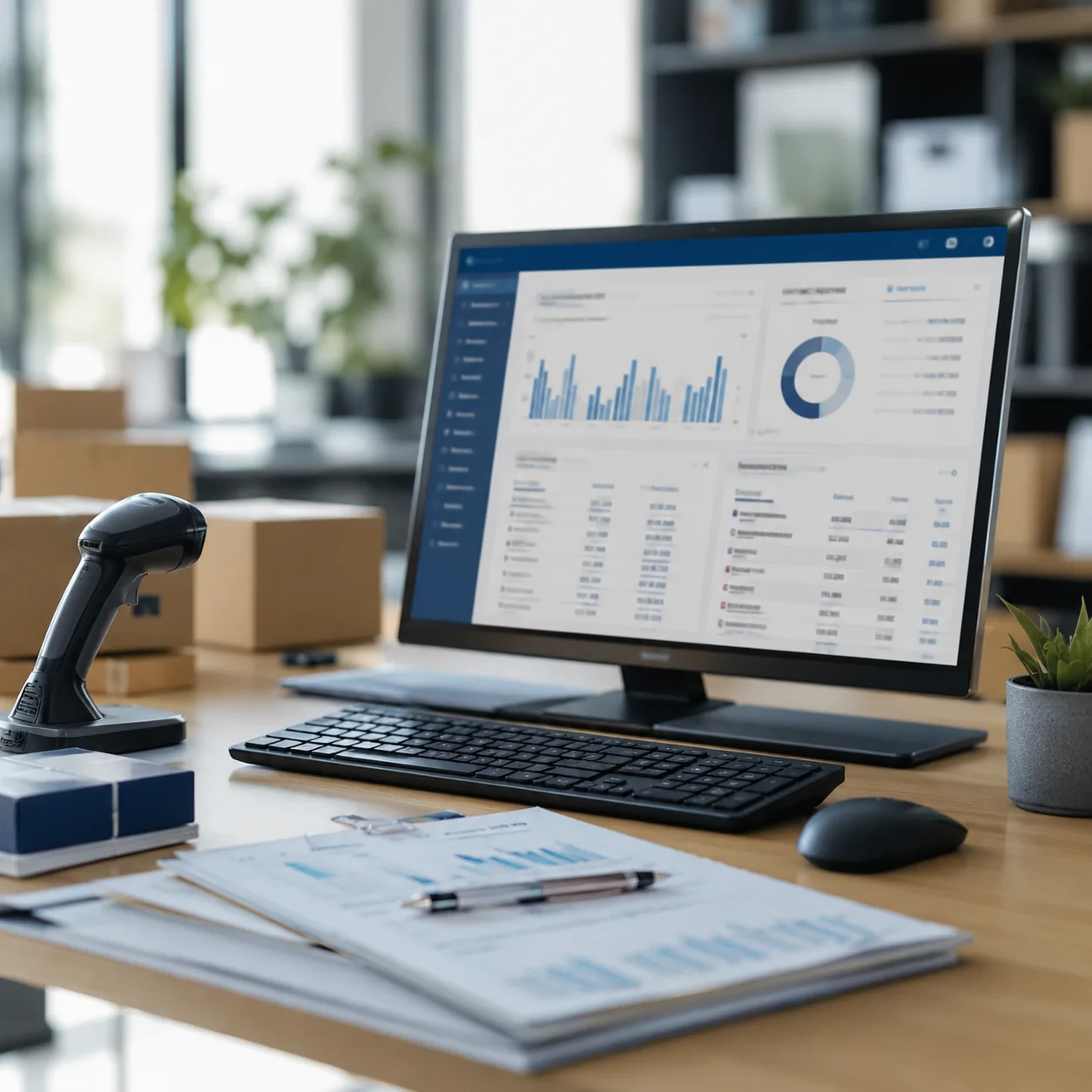 Sales channel promotion analytics screen