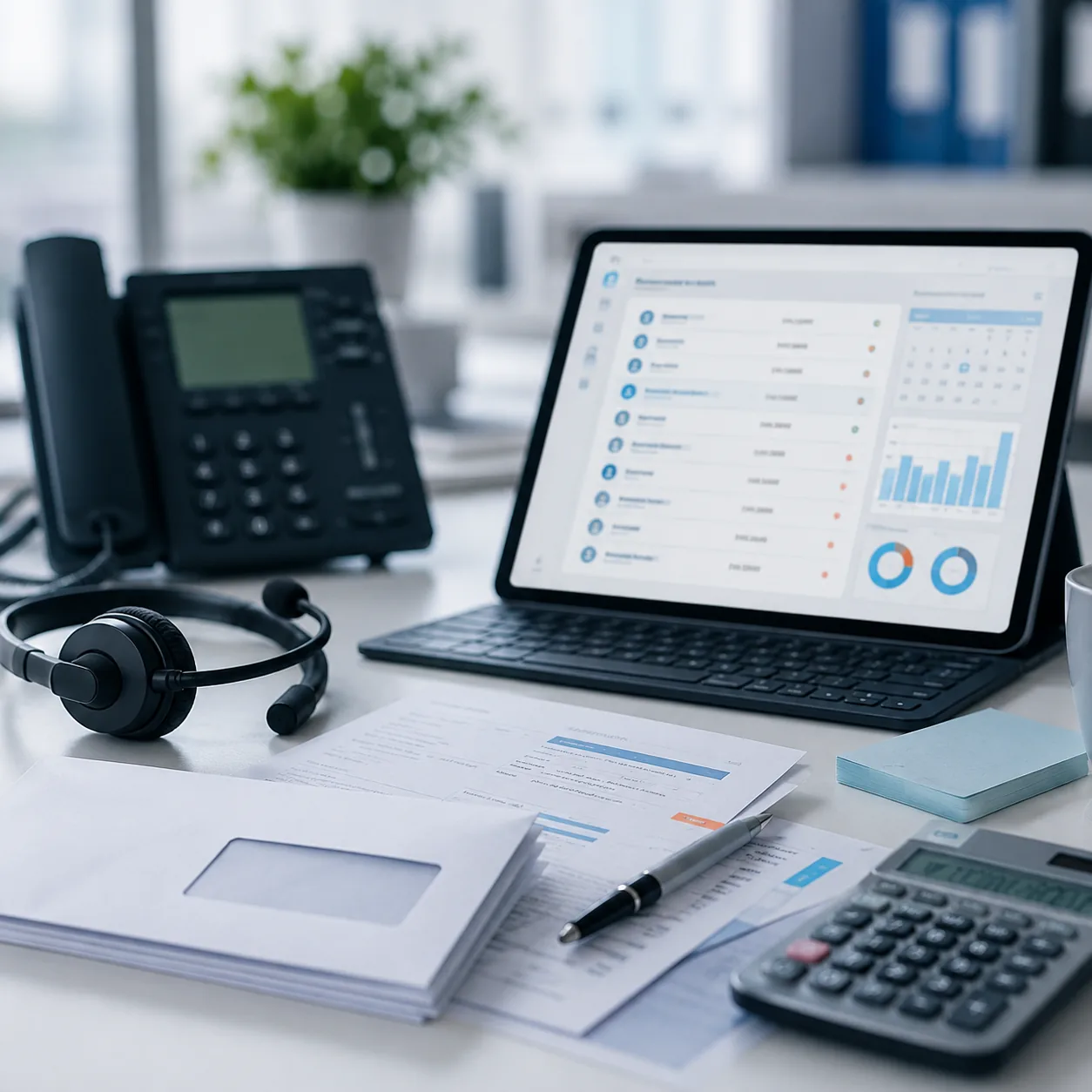 Customer financial data and documents screen